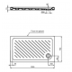 Ντουζιέρα Ορθογώνια Λευκή Πορσελάνης Slim Ideal Standard 120x70 Gemma 2 J002301 Ντουζιέρα Ορθογώνια Λευκή Πορσελάνης Slim Ideal Standard 120x70 Gemma 2 J002301
